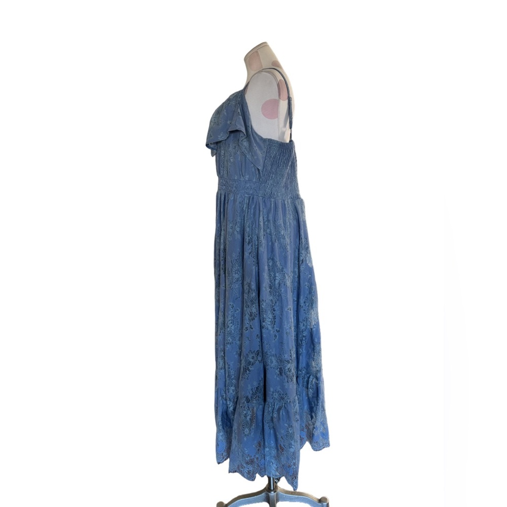 torrid Blue Floral Lace Maxi Dress - Picture 6 of 10